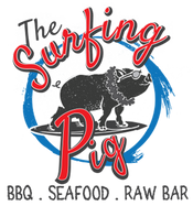 The Surfing Pig Logo