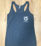 The Surfing Pig Women Charcoal Tank