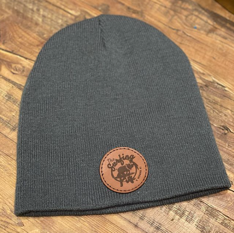 SP Beanie Hat with leather patch